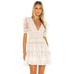 Bronx and Banco Megan White Mini Dress